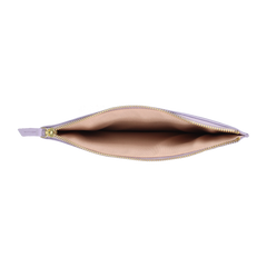 Porta Documento Borboleta Lilás Liso com Off White Liso e Rosa Orquídea Pronta Entrega