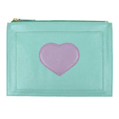 Porta Documento Coração em Couro Personalizado