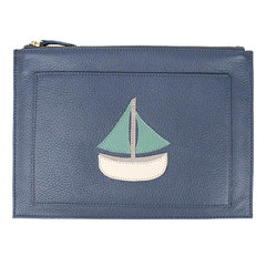 Porta Documento Barco em Couro Personalizado