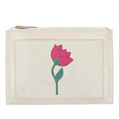 Porta Documento Tulipa em Couro Personalizado