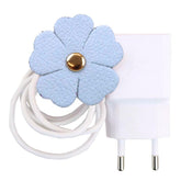 Porta Fio Flor Azul Bebê Pronta Entrega