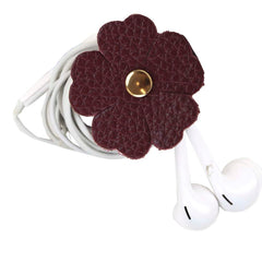 Porta Fio Flor Burgundy Liso Pronta Entrega