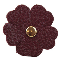 Porta Fio Flor em Couro Personalizado