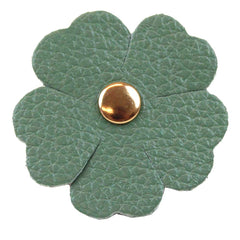 Porta Fio Flor em Couro Personalizado