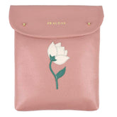 Porta Fralda Tulipa em Couro Personalizada