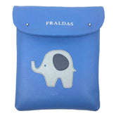 Porta Fralda Little Elephant em Couro Personalizada