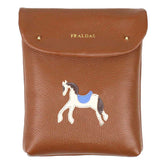 Porta Fralda Cavalo Joca em Couro Personalizada