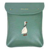 Porta Fralda Ganço em Couro Personalizada