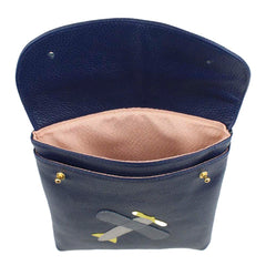 Porta Fralda Little Plane em Couro Personalizada