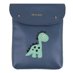 Porta Fralda Little Dino em Couro Personalizada