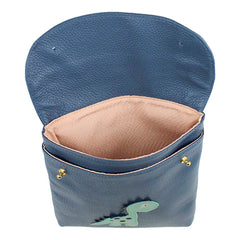 Porta Fralda Little Dino em Couro Personalizada