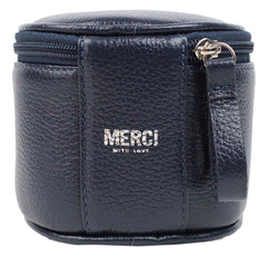 Porta Gravata Basic Marinho Liso Pronta Entrega