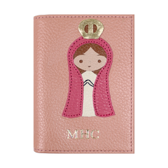 Porta Identidade Nossa Senhora em Couro Personalizado