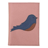 Porta Identidade Passarinho em Couro Personalizado