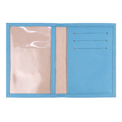 Porta Identidade Little Panda Aqua Liso Pronta Entrega