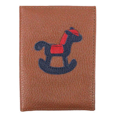 Porta Identidade Little Horse em Couro Personalizado