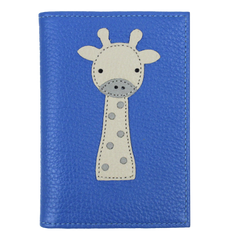 Porta Identidade Girafinha Masculino em Couro Personalizado