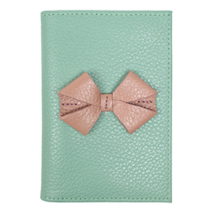 Porta Identidade Laço em Couro Personalizado