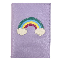 Porta Identidade Arco Íris em Couro Personalizado