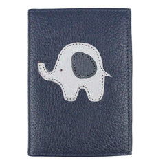 Porta Identidade Little Elephant Marinho Liso com Cinza Claro Liso e Chumbo Pronta Entrega