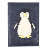 Porta Identidade Pinguim em Couro Personalizado