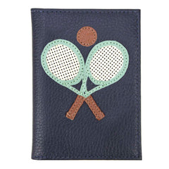 Porta Identidade Raquete em Couro Personalizado