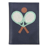 Porta Identidade Raquete em Couro Personalizado