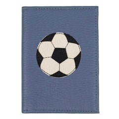 Porta Identidade Bola de Futebol em Couro Personalizado