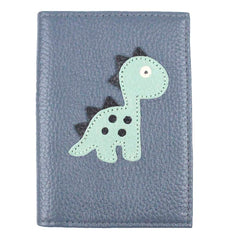 Porta Identidade Little Dino em Couro Personalizado