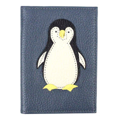 Porta Identidade Pinguim em Couro Personalizado
