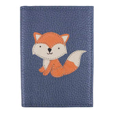 Porta Identidade Raposa em Couro Personalizado