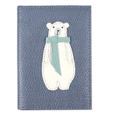 Porta Identidade Urso Polar Oceano com Jade Pronta Entrega