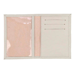 Porta Identidade Morango Off White Liso Pronta Entrega