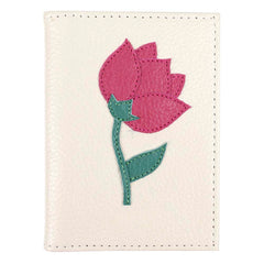 Porta Identidade Tulipa em Couro Personalizado