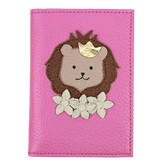 Porta Identidade Leoa em Couro Personalizado