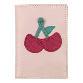 Porta Identidade Cereja em Couro Personalizado