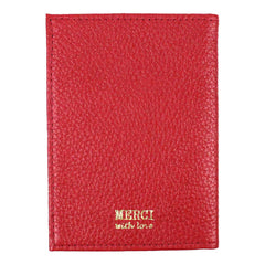 Porta Identidade Marinheiro Vermelho Liso com Off White Liso Pronta Entrega