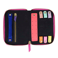 Porta Joias Penélope Pink Lesard Pronta Entrega