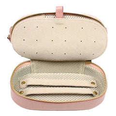 Necessaire Charlotte Crystal em Couro e Vinil Personalizado