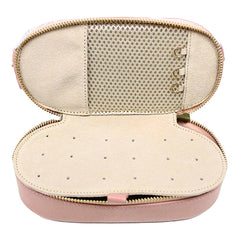 Necessaire Charlotte Crystal em Couro e Vinil Personalizado