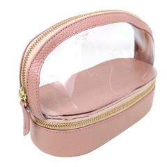 Necessaire Charlotte Crystal em Couro e Vinil Personalizado