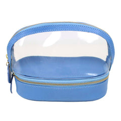 Necessaire Charlotte Crystal em Couro e Vinil Personalizado