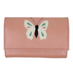 Porta Joias Flore Borboleta em Couro Personalizado