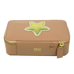 Porta Joias Lourdes Estrela em Couro Personalizado