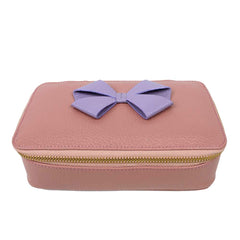 Porta Joias Lourdes Laço em Couro Personalizado