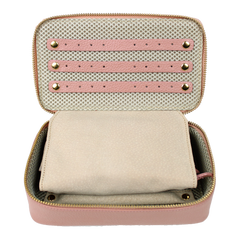 Porta Joias Lourdes Camélia em Couro Personalizado