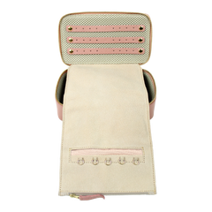 Porta Joias Lourdes Camélia em Couro Personalizado