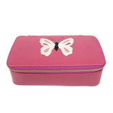 Porta Joias Lourdes Borboleta em Couro Personalizado