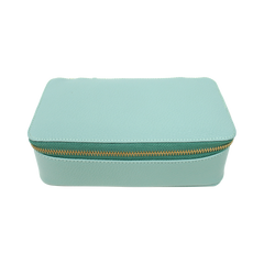 Porta Joias Lourdes Menta Liso Pronta Entrega