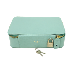 Porta Joias Lourdes Menta Liso Pronta Entrega